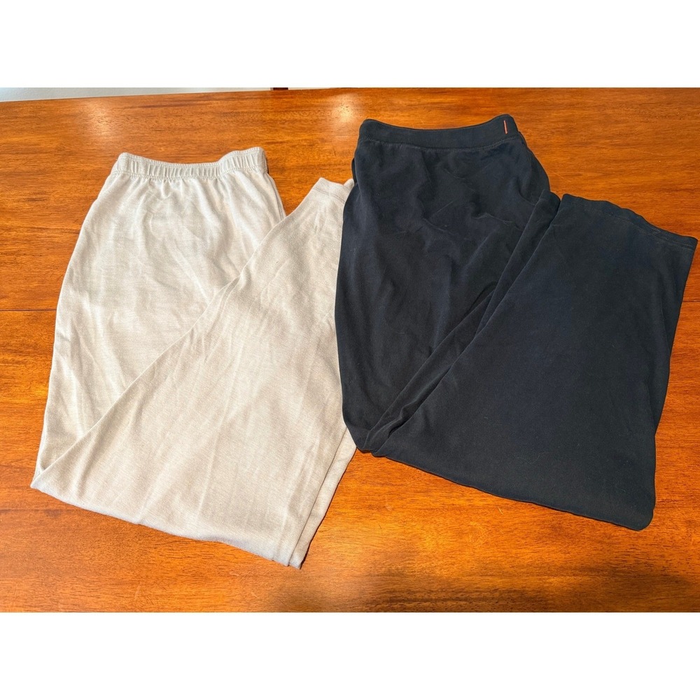 LOT Tommy‎ Bahama Mens Lounge Pants Sweatpants XL Gray Black Comfort X-Large